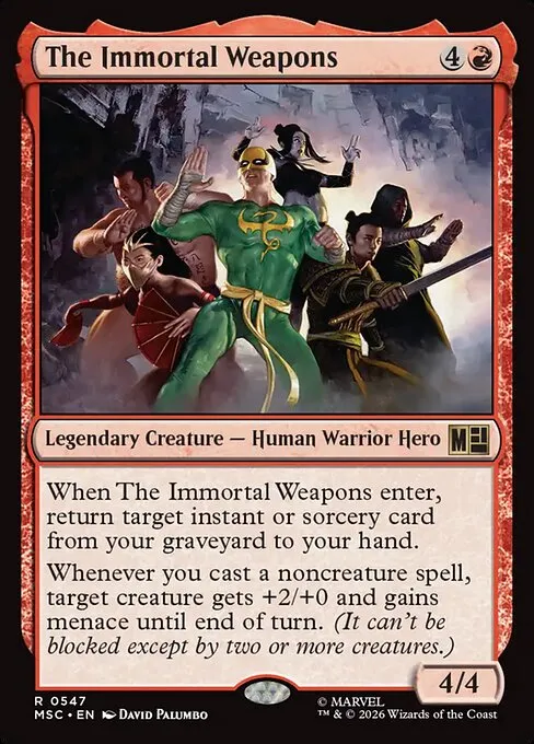 The Immortal Weapons · Marvel Super Heroes Commander 547/9