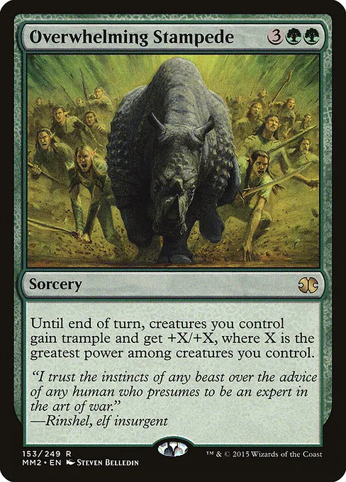 Overwhelming Stampede · Modern Masters 2015 153/249