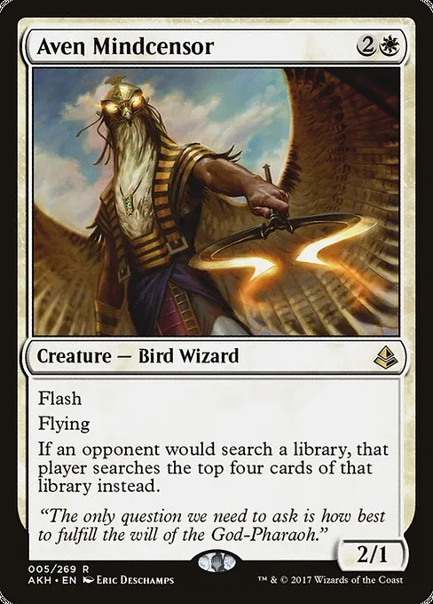 Aven Mindcensor · Amonkhet 5/287