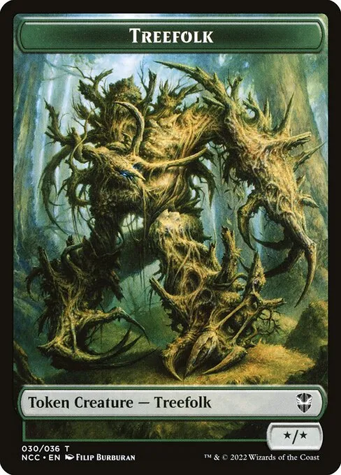 Treefolk · New Capenna Commander Tokens 30/36
