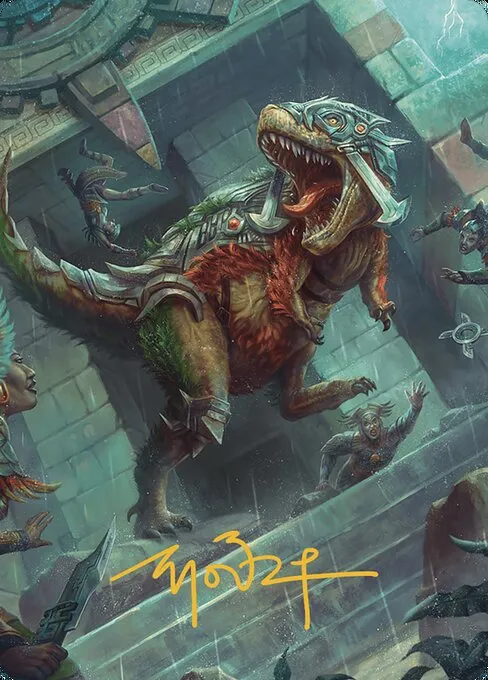 Carnage Tyrant // Carnage Tyrant · The Lost Caverns of Ixalan Art Series 66/81