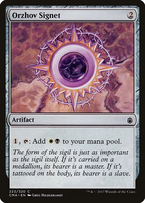 Orzhov Signet · Commander Anthology 223/320