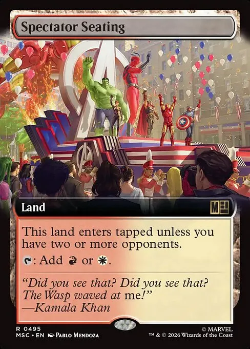 Spectator Seating · Marvel Super Heroes Commander 495/9