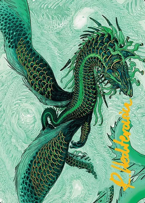 Teval, Arbiter of Virtue // Teval, Arbiter of Virtue · Tarkir: Dragonstorm Art Series 38/54