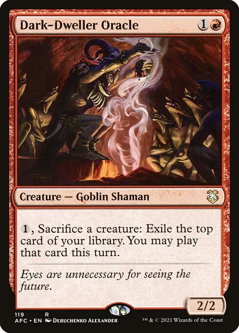 Dark-Dweller Oracle · Forgotten Realms Commander 119/331