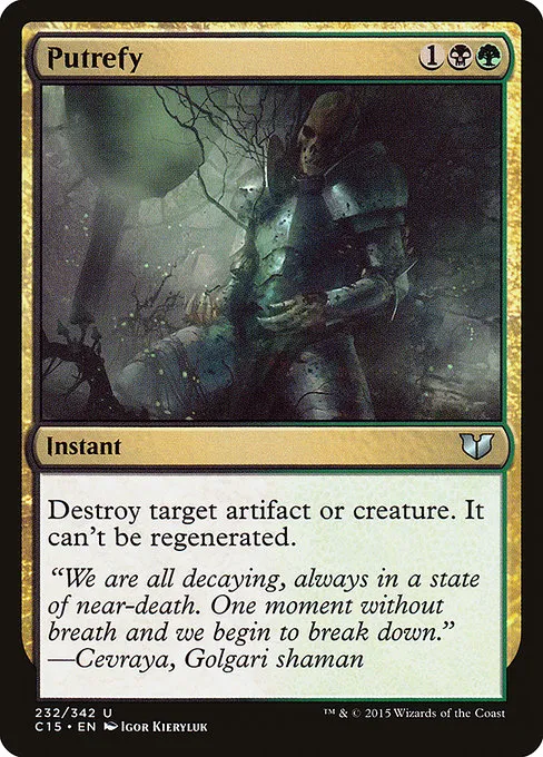 Putrefy · Commander 2015 232/342