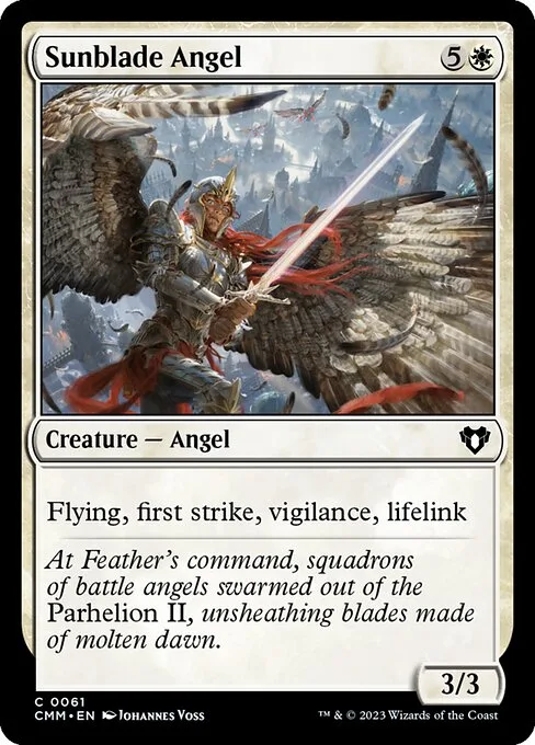 Sunblade Angel · Commander Masters 61/1067