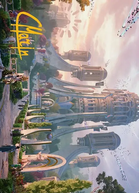 Command Tower // Command Tower · Secrets of Strixhaven Art Series 39/54