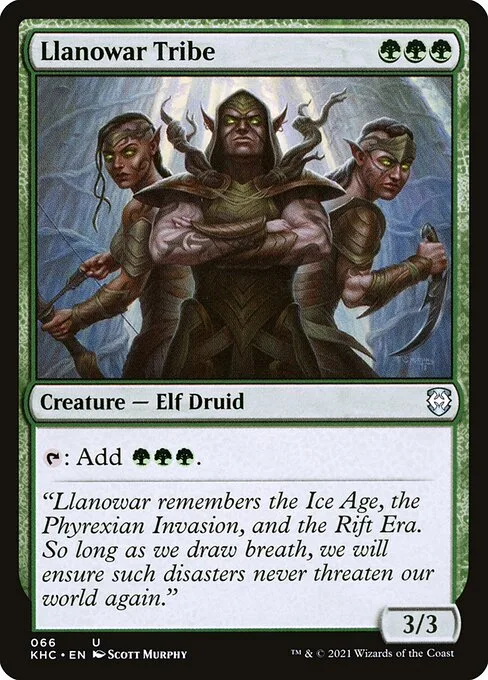 Llanowar Tribe · Kaldheim Commander 66/119