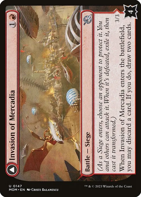 Invasion of Mercadia // Kyren Flamewright · March of the Machine 147/387