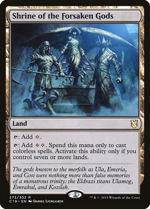 Shrine of the Forsaken Gods · Commander 2019 273/302