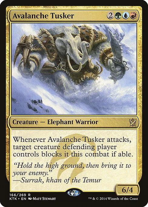 Avalanche Tusker · Khans of Tarkir 166/293