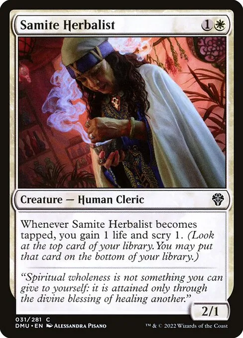 Samite Herbalist · Dominaria United 31/453