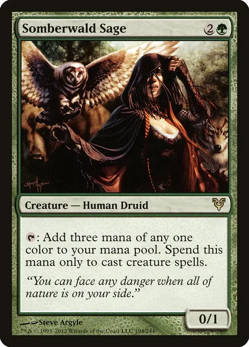 Somberwald Sage · Avacyn Restored 194/244