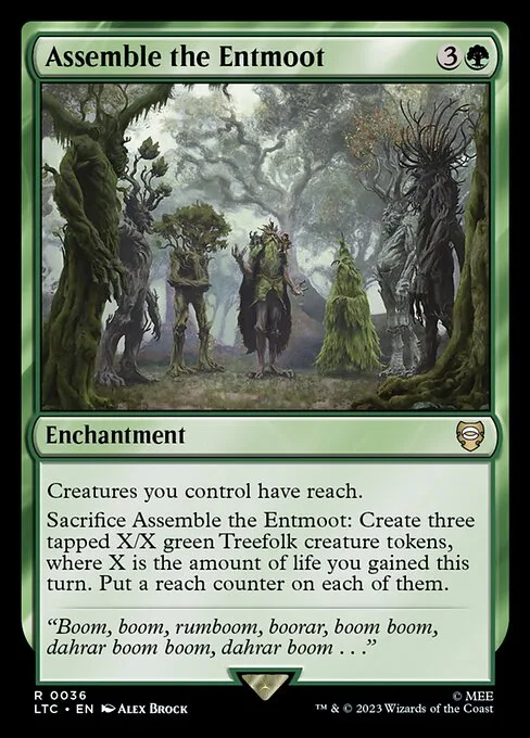 Assemble the Entmoot · Tales of Middle-earth Commander 36/591