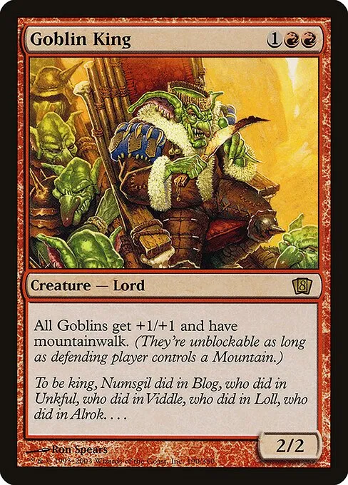 Goblin King · Eighth Edition 190★/711
