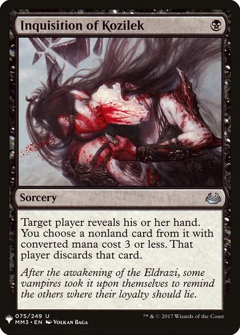 Inquisition of Kozilek · The List MM3-75/5050