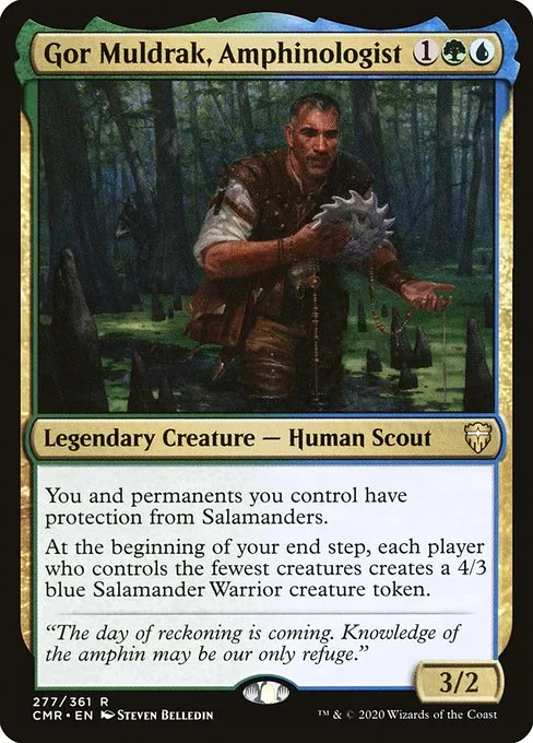 Gor Muldrak, Amphinologist · Commander Legends 277/718