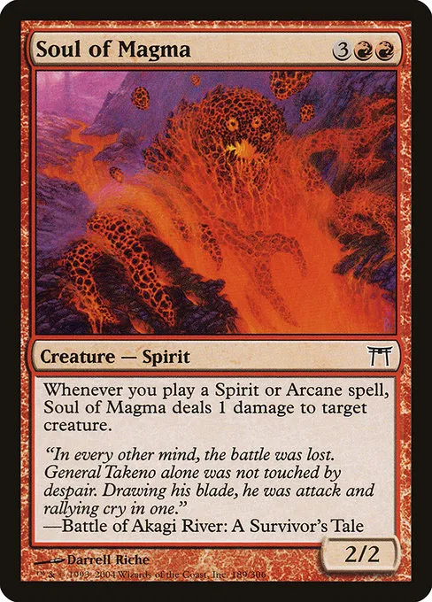 Soul of Magma · Champions of Kamigawa 189/307