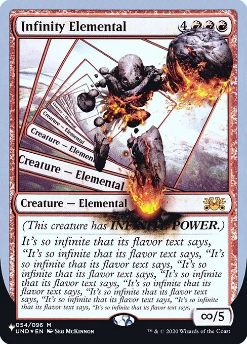 Infinity Elemental · The List (Unfinity Foil Edition) 29/62