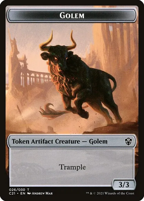 Golem · Commander 2021 Tokens 26/30