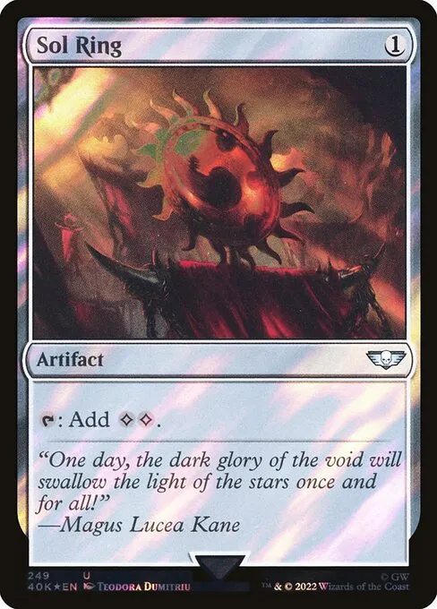 Sol Ring · Warhammer 40,000 Commander 249★/617