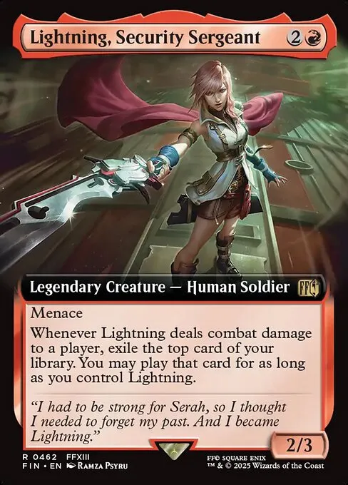 Lightning, Security Sergeant · Final Fantasy 462/599