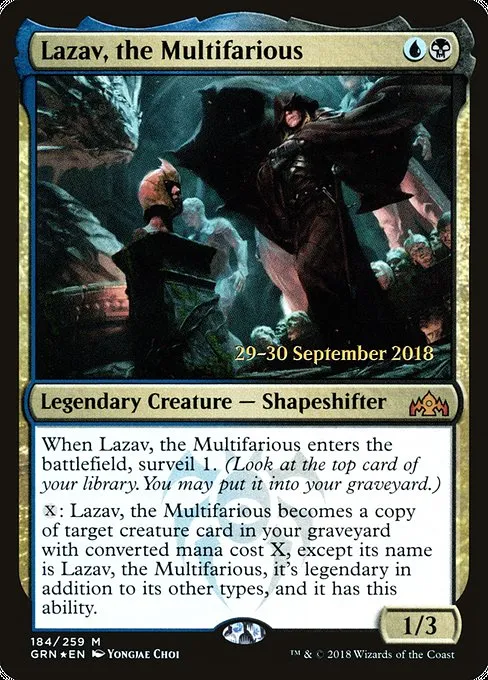 Lazav, the Multifarious · Guilds of Ravnica Promos 184s/84