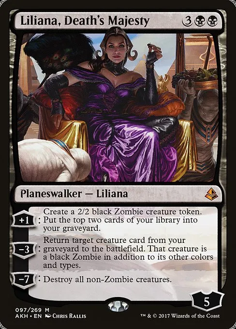 Liliana, Death's Majesty · Amonkhet 97/287