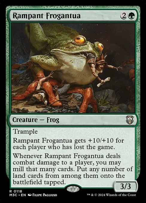 Rampant Frogantua · Modern Horizons 3 Commander 118/398