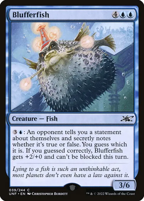 Blufferfish · Unfinity 39/639