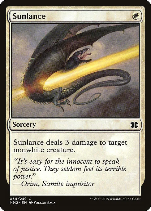 Sunlance · Modern Masters 2015 34/249