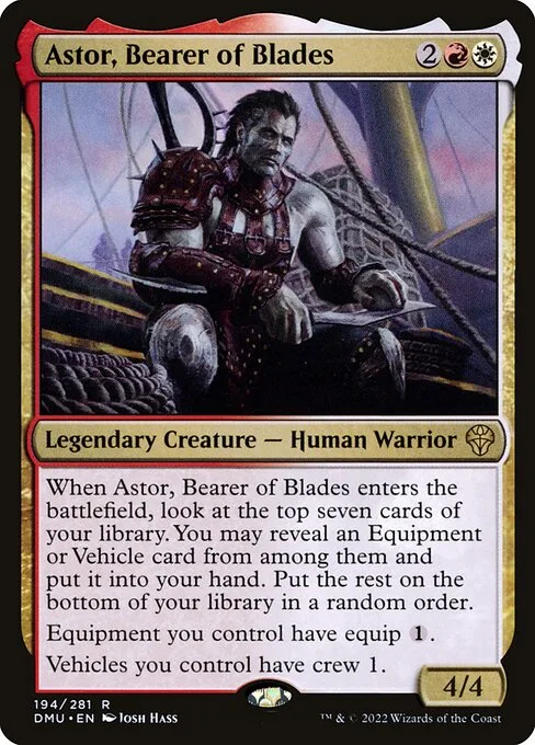 Astor, Bearer of Blades · Dominaria United 194/453