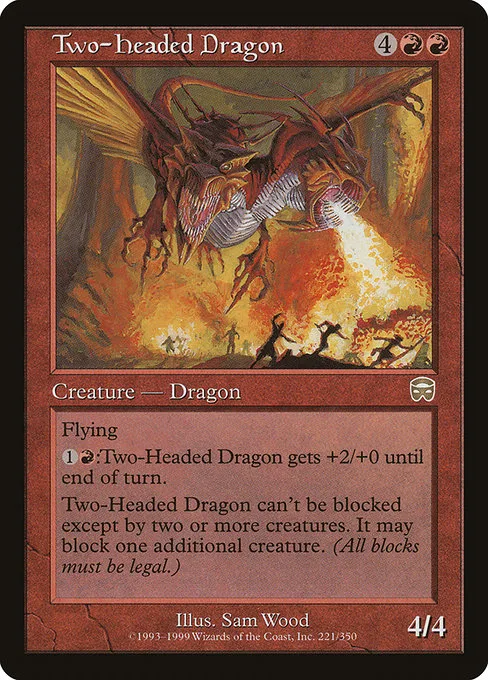 Two-Headed Dragon · Mercadian Masques 221/350