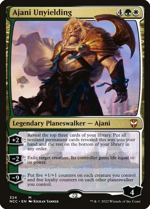 Ajani Unyielding · New Capenna Commander 324/447