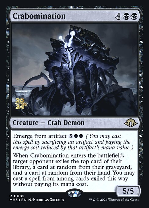 Crabomination · Modern Horizons 3 Promos 85s/92