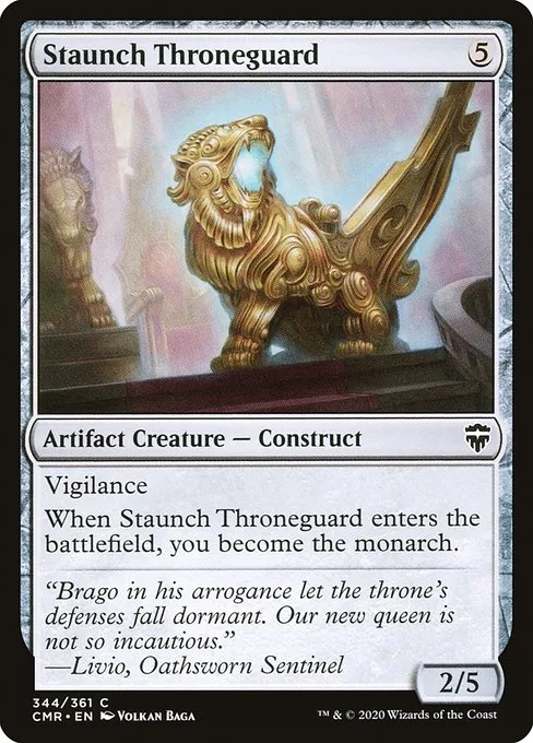 Staunch Throneguard · Commander Legends 344/718