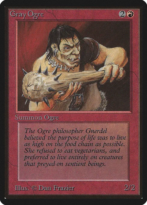 Gray Ogre · Limited Edition Beta 157/302