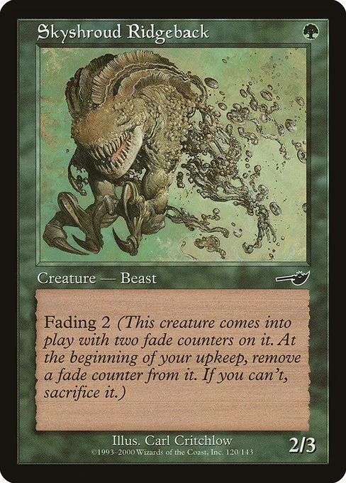Skyshroud Ridgeback · Nemesis 120/143