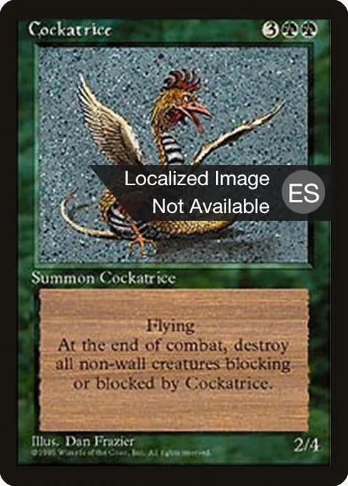 Cockatrice · Fourth Edition Foreign Black Border 237/378