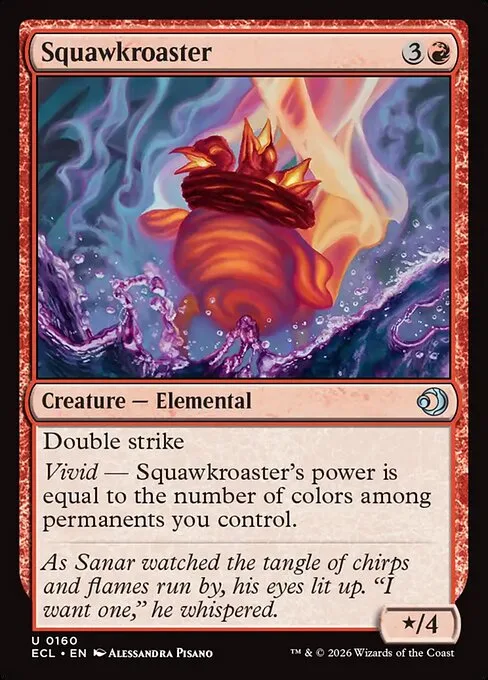 Squawkroaster · Lorwyn Eclipsed 160/408