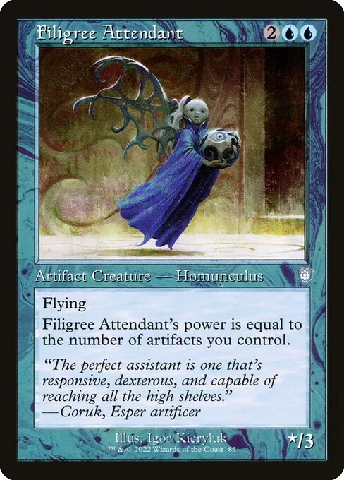 Filigree Attendant · The Brothers' War Commander 85/209