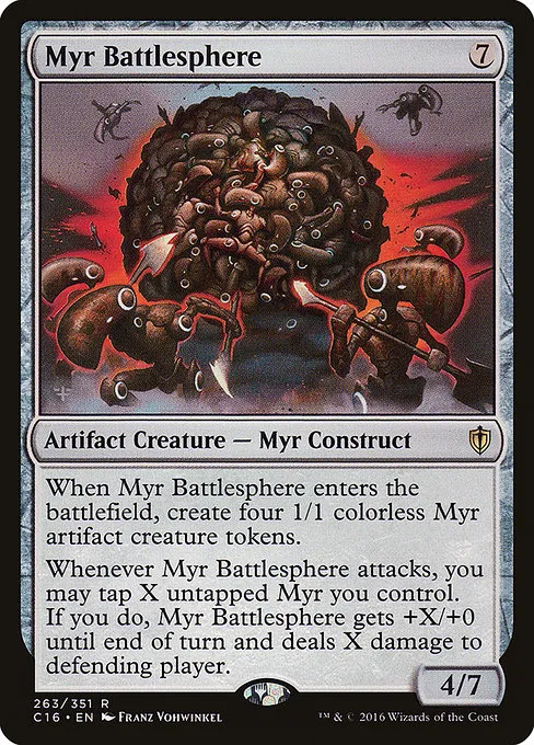 Myr Battlesphere · Commander 2016 263/351