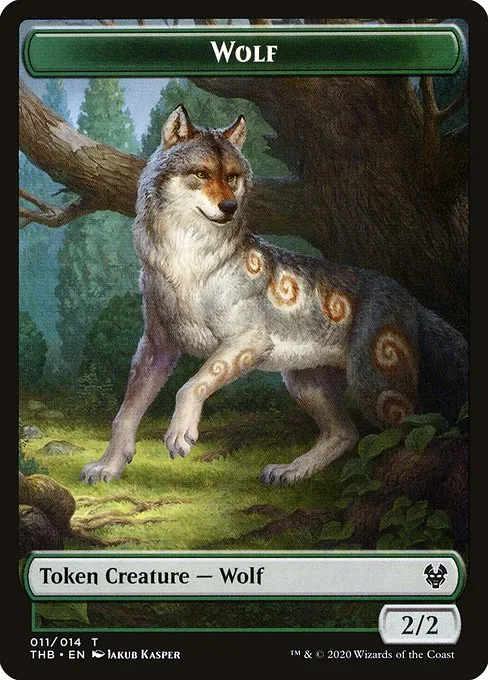 Wolf · Theros Beyond Death Tokens 11/14