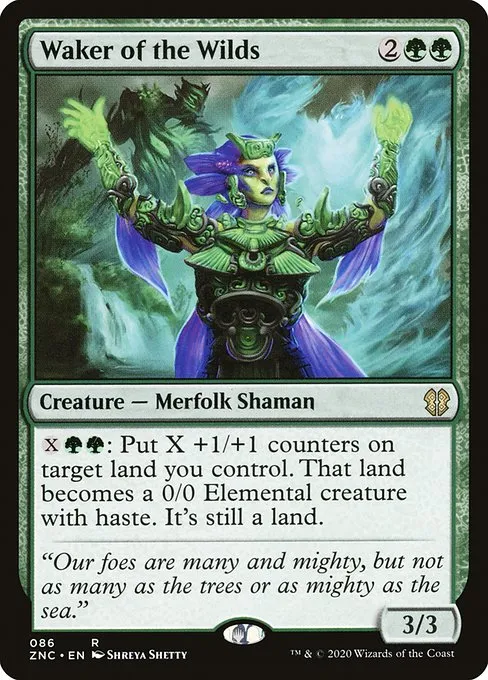 Waker of the Wilds · Zendikar Rising Commander 86/142
