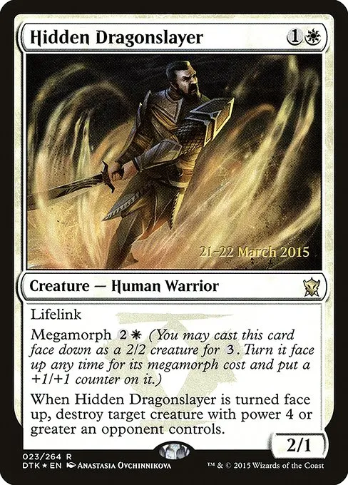 Hidden Dragonslayer · Dragons of Tarkir Promos 23s/51