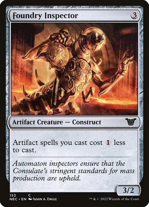 Foundry Inspector · Neon Dynasty Commander 152/179