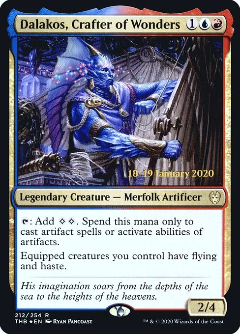 Dalakos, Crafter of Wonders · Theros Beyond Death Promos 212s/137
