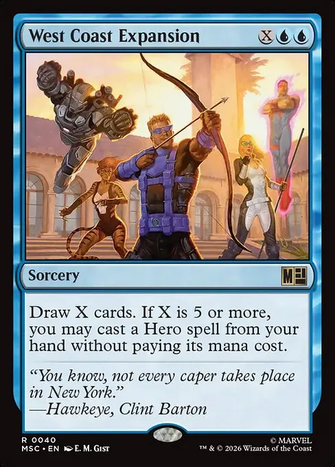 West Coast Expansion · Marvel Super Heroes Commander 40/9