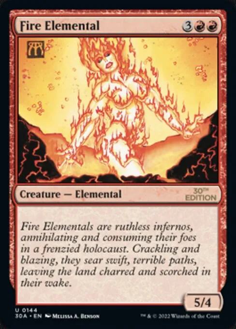 Fire Elemental · 30th Anniversary Edition 144/594